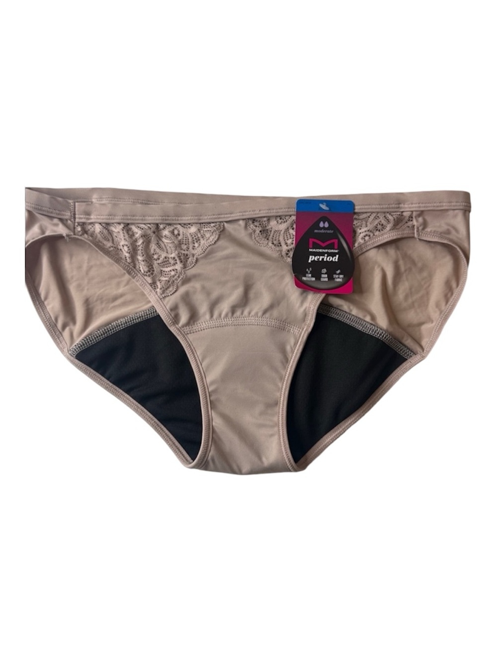 Maidenform Hipster Period Panties Nude Size XL / 8